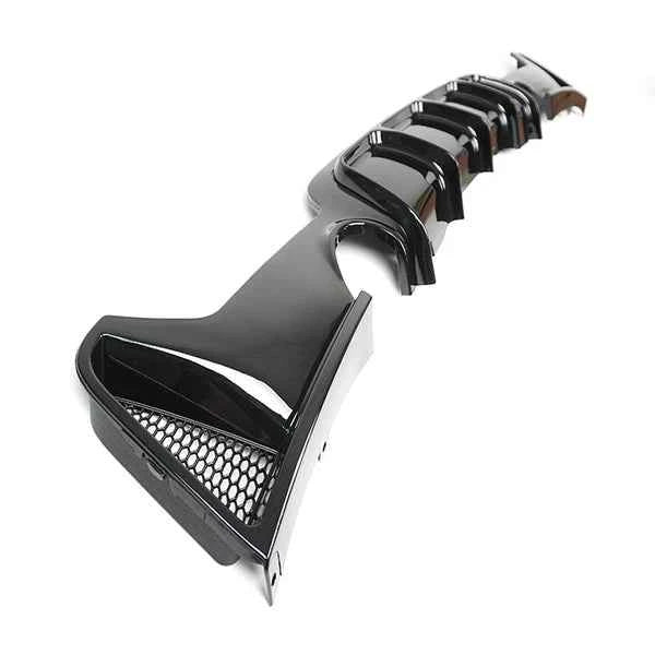 BMW 4 Series F32 F33 F36 Rear Diffuser (Dual Exhaust) Gloss Black 2012-2019