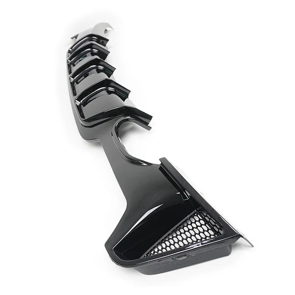 BMW 4 Series F32 F33 F36 M Performance Rear Diffuser Gloss Black 2012-2019 - KEUBE