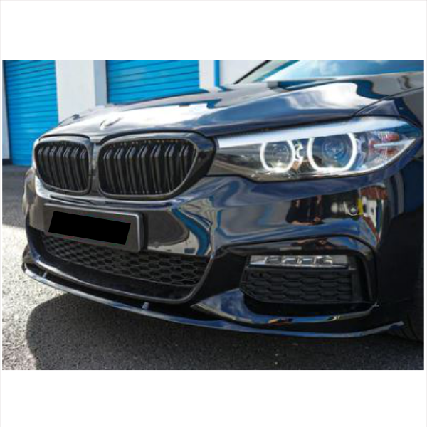 BMW 5 Series G30 G31 M Performance Front Splitter Gloss Black 2017-2020 - KEUBE