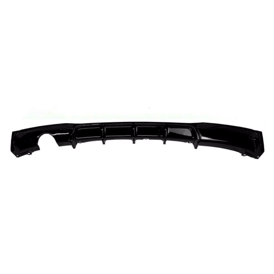 BMW 3 Series F30 F31 Rear Diffuser 2-0 (1 tip on left) Gloss Black 2012-2019 - KEUBE