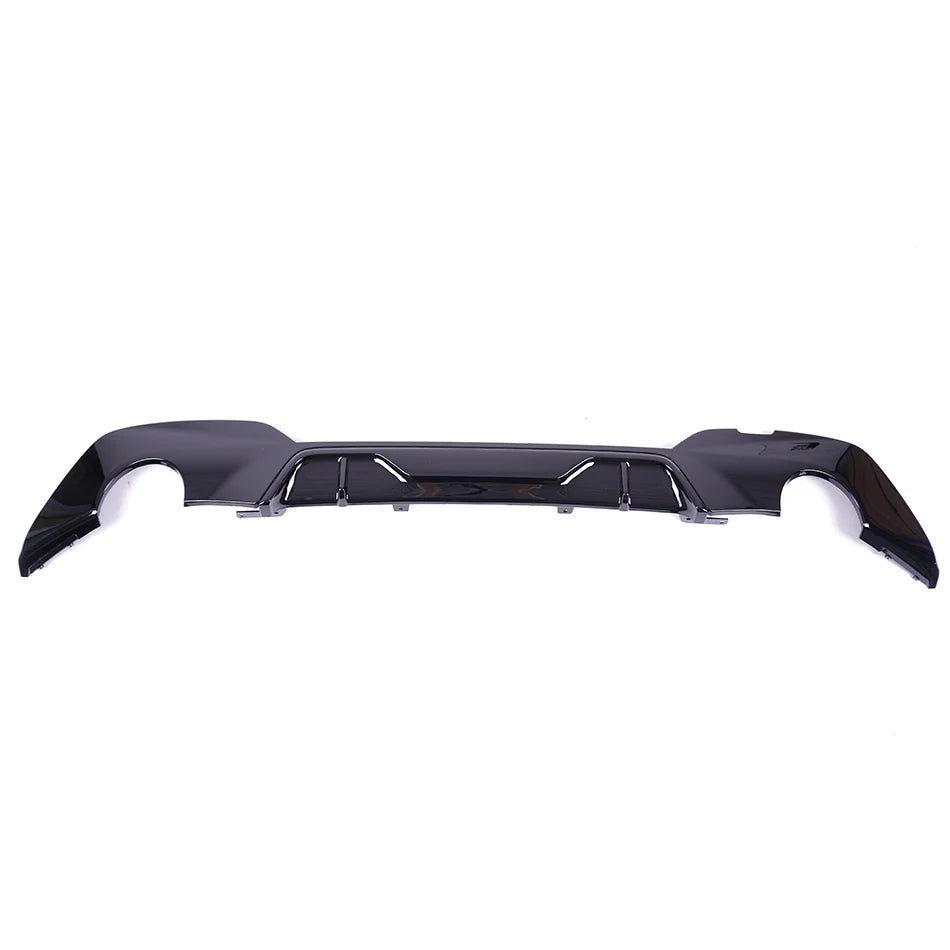 BMW 3 Series G20 G21 M Sport Rear Diffuser Gloss Black 2019+ - KEUBE